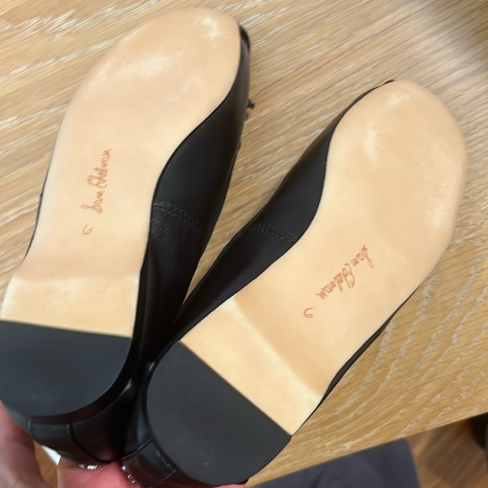 Sam Edelman Zooey Black Women's Leather Ballet Flats size 6 NWOB - Picture 8 of 10